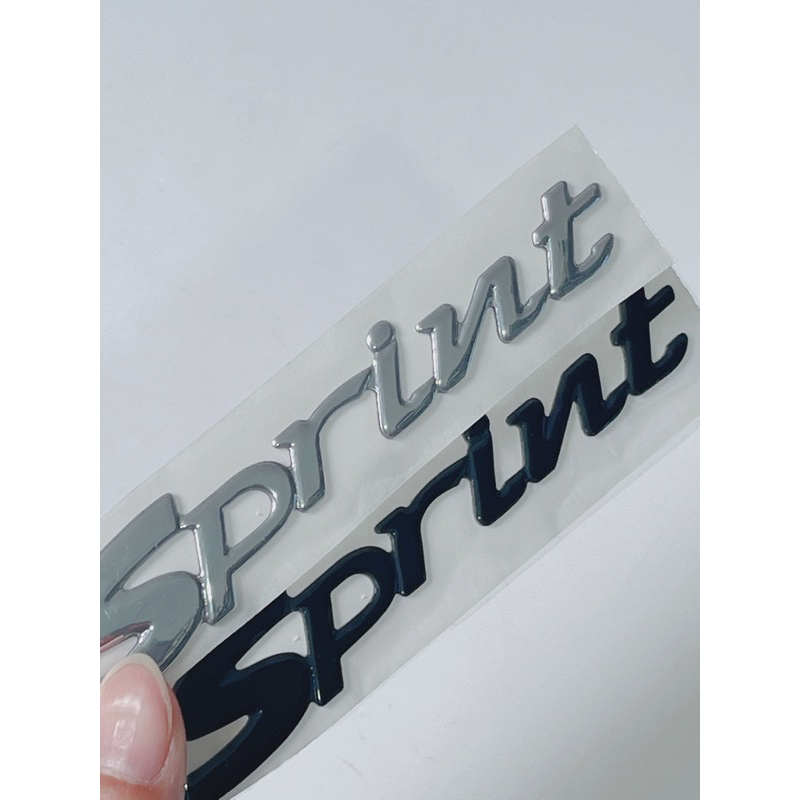 Tem nổi chữ Vespa Sprint đủ màu có sẵn keo phía sau, tem dán thay thế xe Vespa Sprint