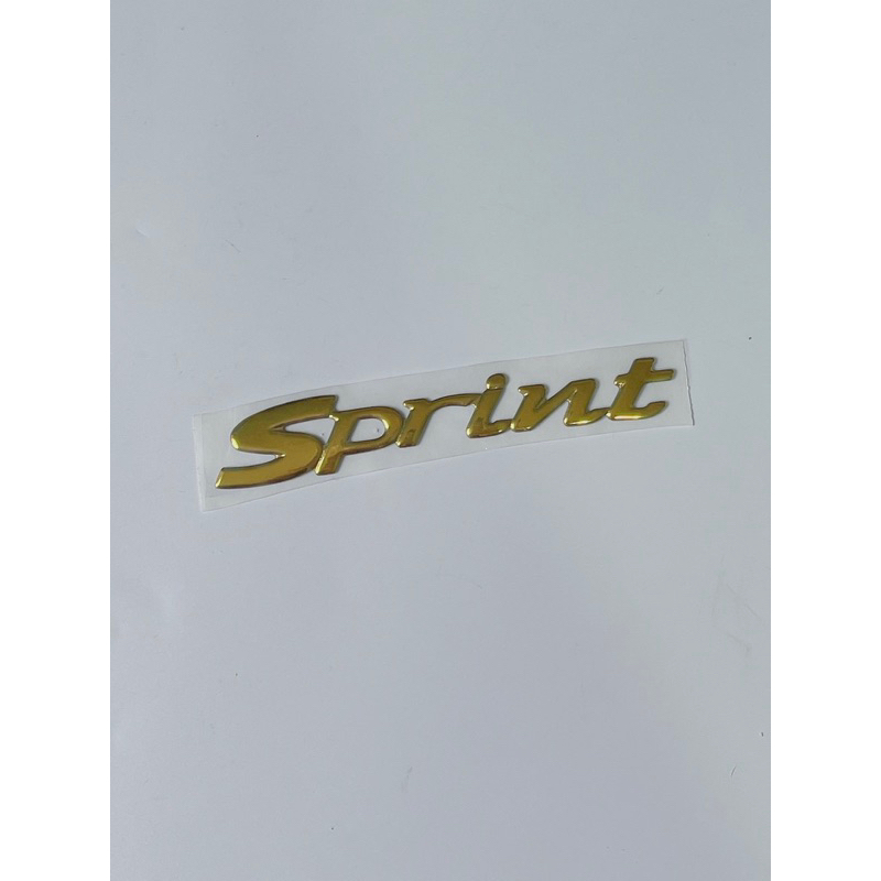 Tem nổi chữ Vespa Sprint đủ màu có sẵn keo phía sau, tem dán thay thế xe Vespa Sprint