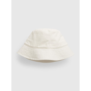 Mũ rộng vành gap 100% organic cotton bucket hat 542763 size l/xl màu trắng