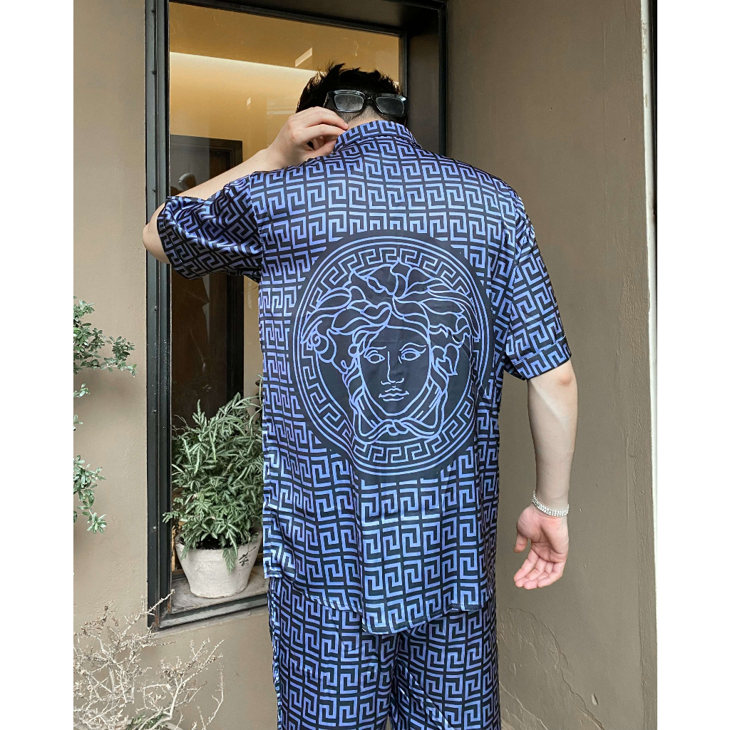 Bộ đồ ngủ nam Pijama lụa cao cấp mềm mịn,thoáng mát với thiết kế tinh tế, VC05- Beemanor