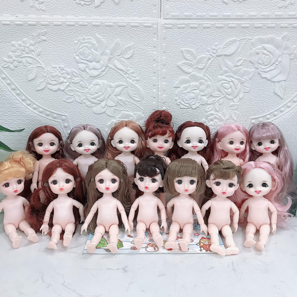 💥 Xả hàng Búp bê barbie Baboliy 16cm kèm váy giày