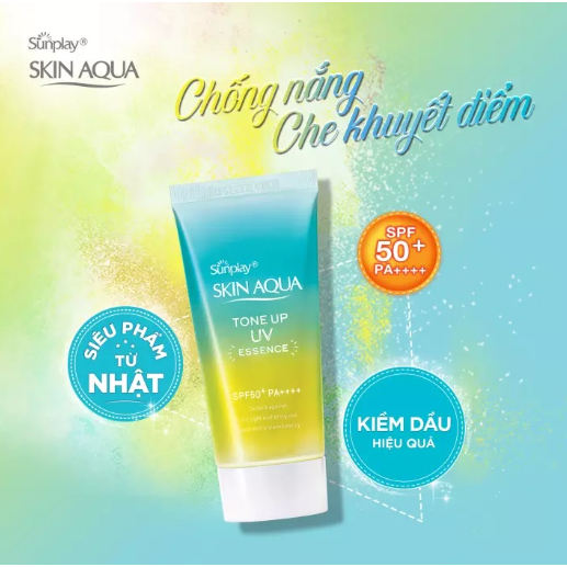 Kem Chống Nắng SkinAqua Tone up SPF 50+; PA ++++
