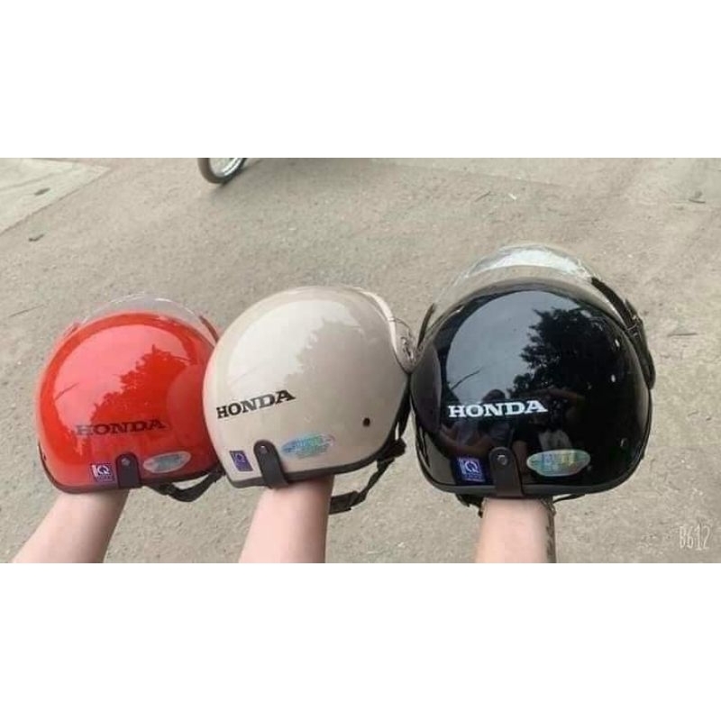 Mũ bảo hiểm Honda nửa đầu có kính