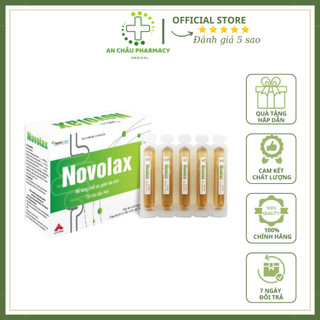 Novolax – ống uống chất xơ hòa tan giảm táo bón hộp 4 vỉ