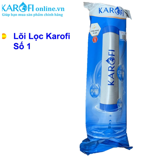 Bộ lõi lọc nước Karofi số 1,2,3 - Cam Kết Hàng Chính Hãng
