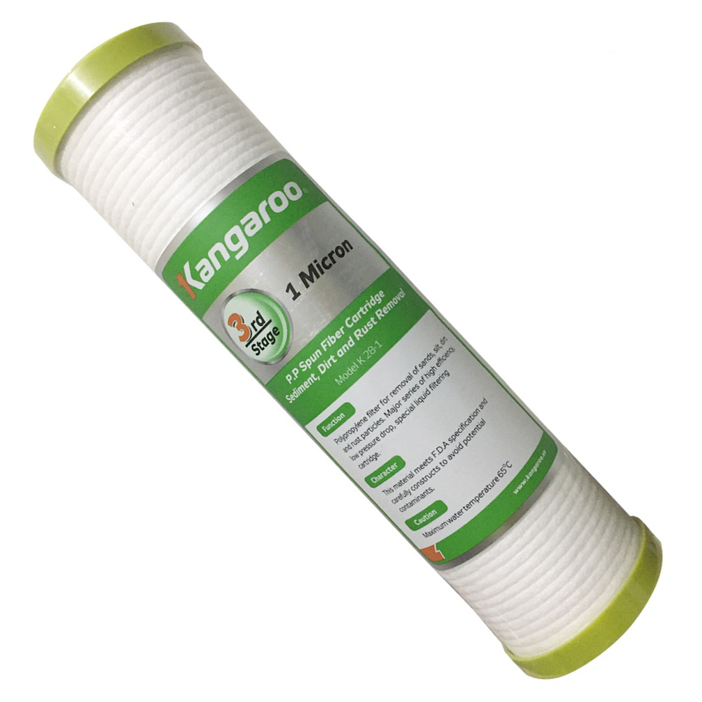 Bộ 3 lõi lọc nước Kangaroo số 1-2-3 hàng chính Hãng Kangaru