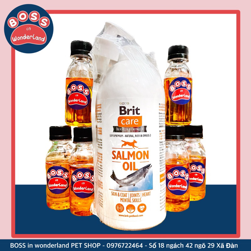 Dầu cá hồi Brit Care cho thú cưng chai 100ml