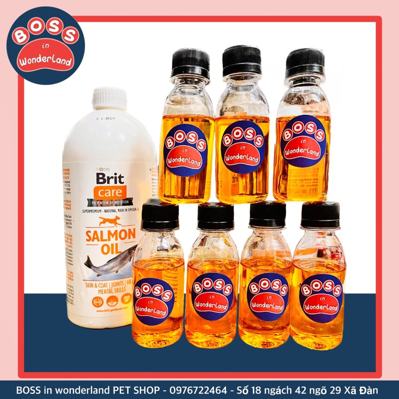 Dầu cá hồi Brit Care cho thú cưng chai 100ml
