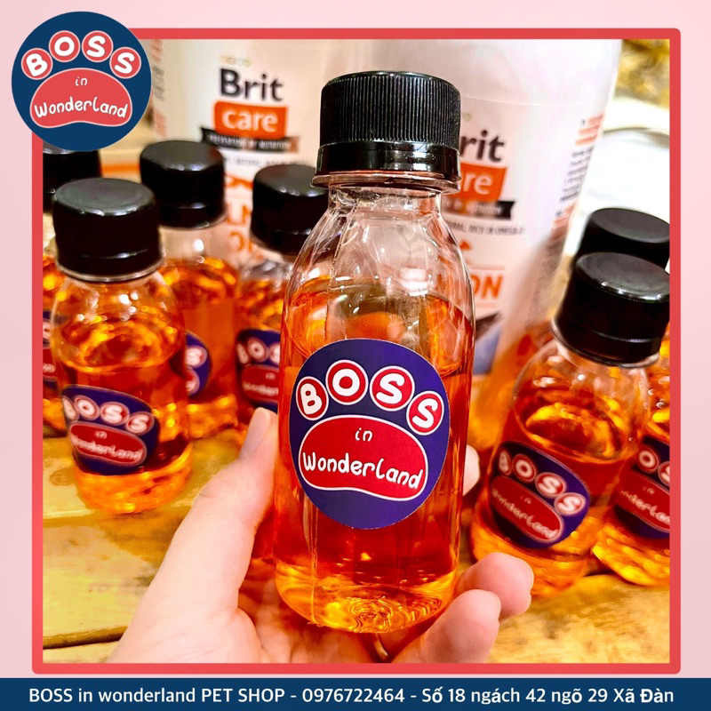 Dầu cá hồi Brit Care cho thú cưng chai 100ml