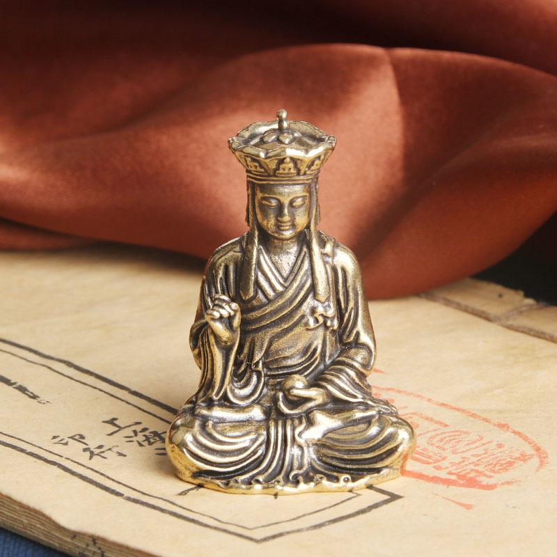 Vật phẩm trưng bày bằng đồng - Hình phật tam tạng - Tượng đồng phải có luôn mang theo bên mình