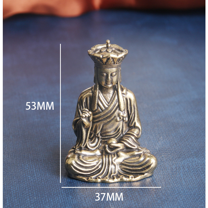 Vật phẩm trưng bày bằng đồng - Hình phật tam tạng - Tượng đồng phải có luôn mang theo bên mình