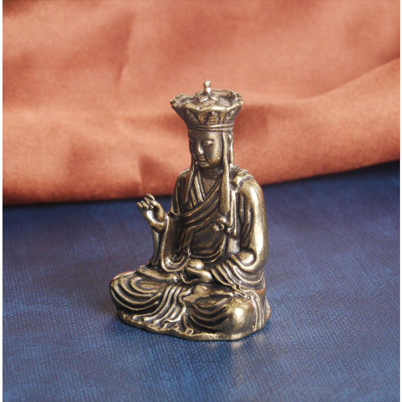 Vật phẩm trưng bày bằng đồng - Hình phật tam tạng - Tượng đồng phải có luôn mang theo bên mình