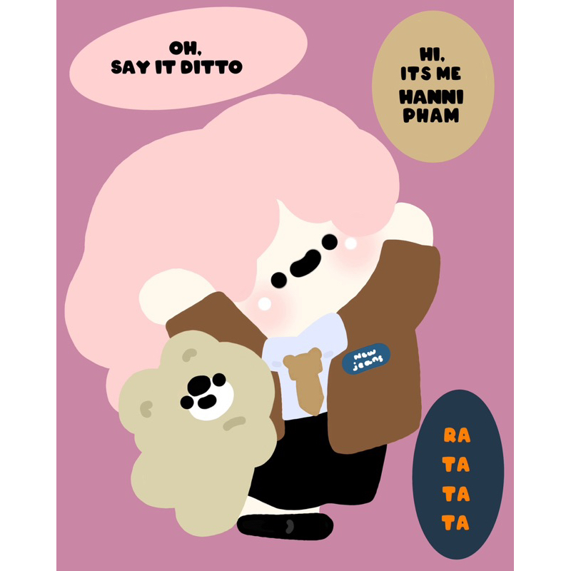 Hình dán mini newjeans - mayisbychan stickers