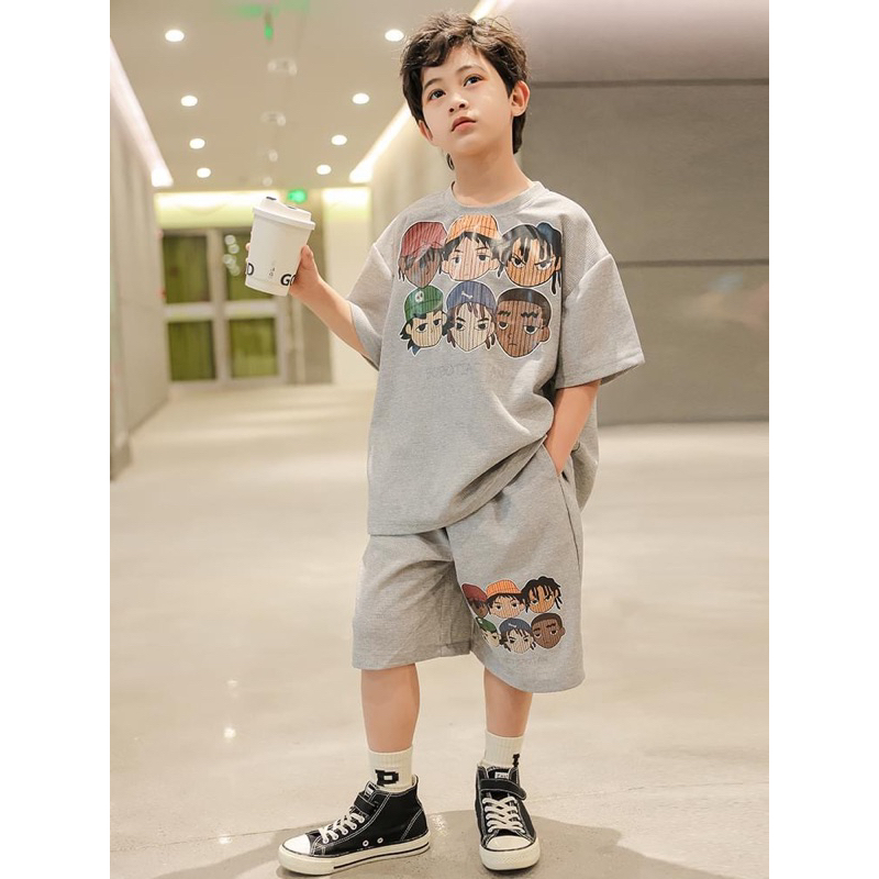 BỘ THUN TỔ ONG CHO BÉ SANG - XỊN - MỊN