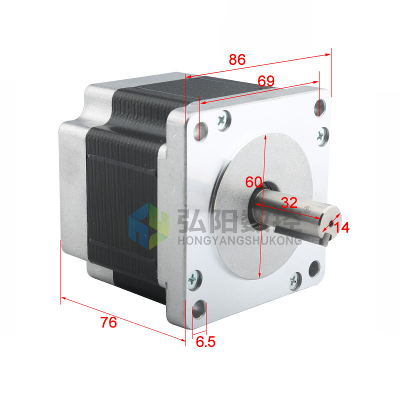 Động cơ bước 4.5nm 86bygh450a CNCVIETPRO động cơ step size 86 cnc