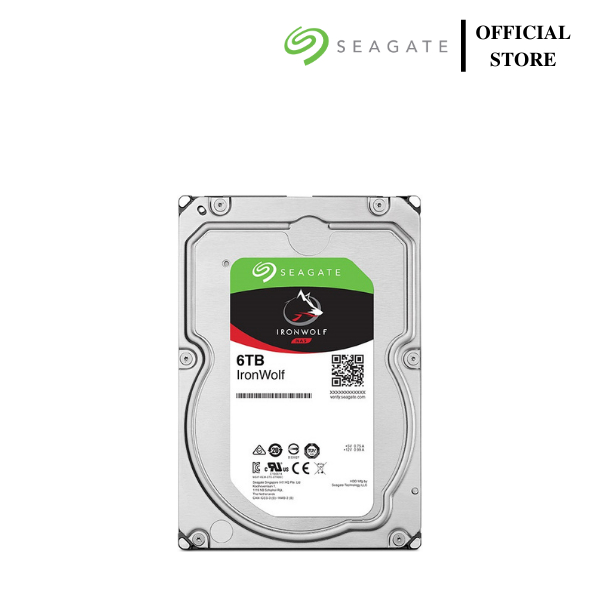 Ổ cứng HDD SEAGATE NAS IRONWOLF 3.5 6TB ST6000VN001