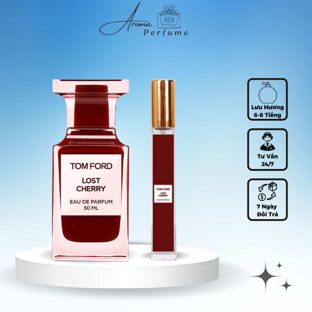 Nước Hoa Nam Nữ Tom Ford Đỏ Lost Cherry Eau De Parfum 10ml - Ngọt Ngào Căng  Mọng - Sang Trọng Qúy Phái | Shopee Việt Nam