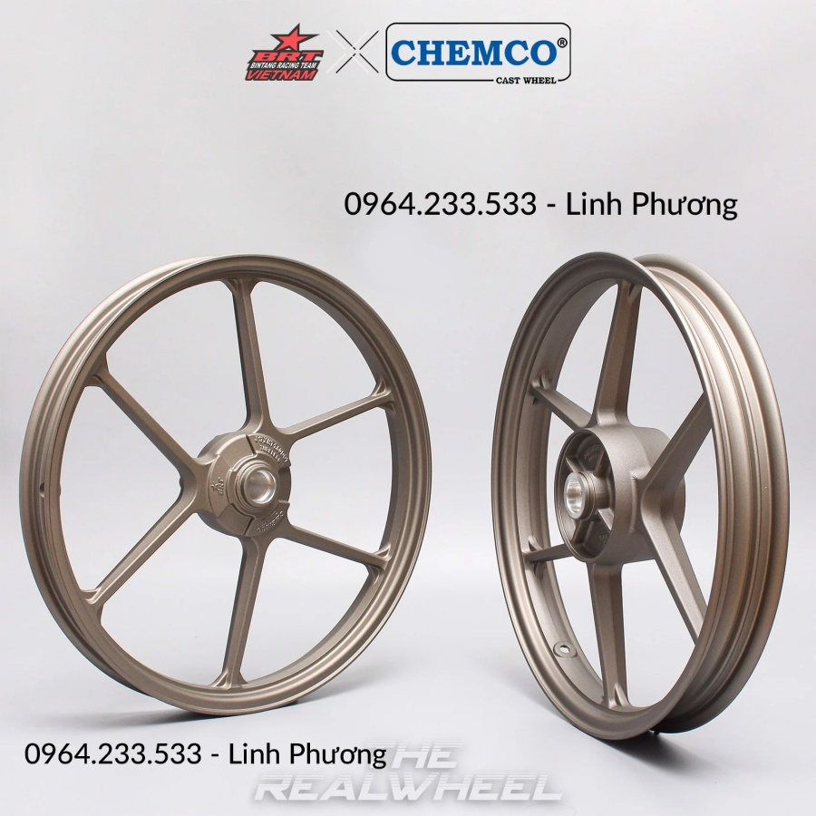Hàng chính hãng Mâm Wave-Blade Silver - 1.6-1.85-17 - BRT Chemco