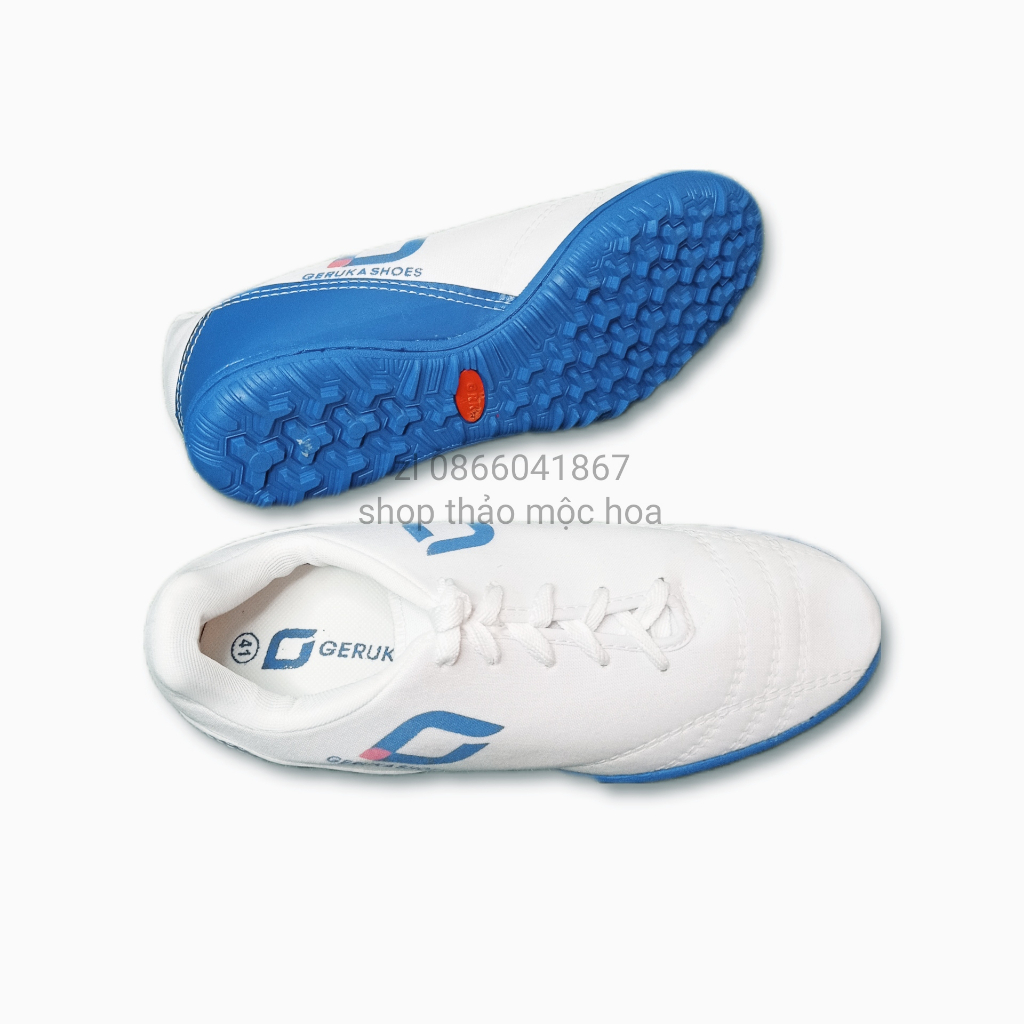 ⚡Khâu full đế ⚡Giày vải nam đá bóng , đá banh siêu bền, GRUKA đế 2 màu xanh , đỏ