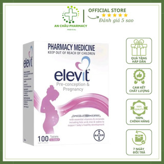 Elevit bầu úc 100 viên - vitamin bà bầu chính hãng