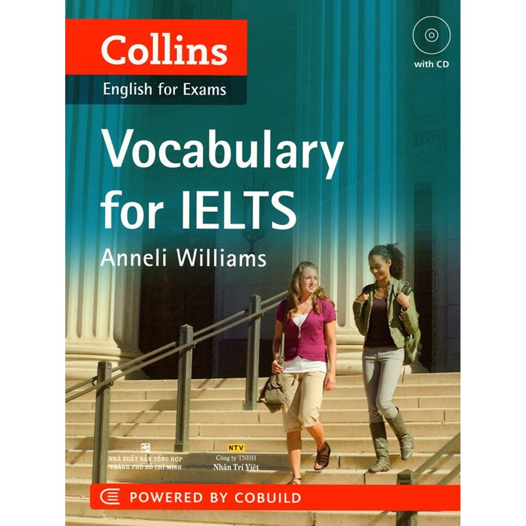 Sách - Collins English for exams : Reading ,Writing, Listening,Speaking ,Vocabulary For Ielts ( lẻ tùy chọn ) + Tặng kèm