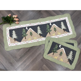 Thảm set 3 - cây thông - t3n050