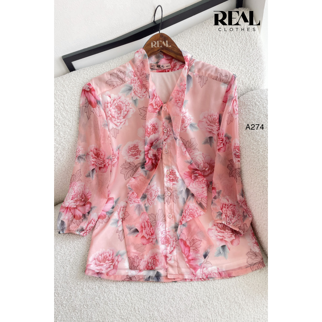 Áo chuchu hoa cam_REAL