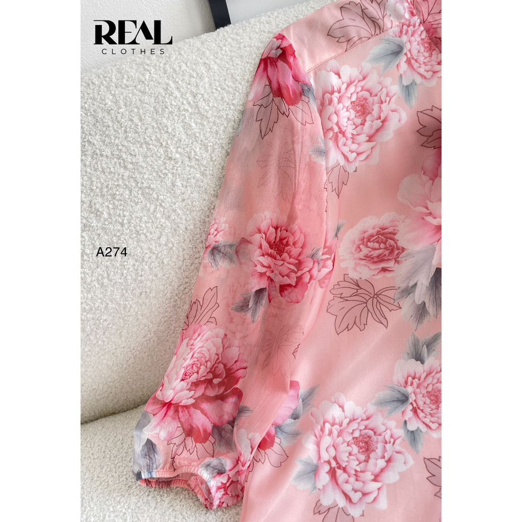 Áo chuchu hoa cam_REAL