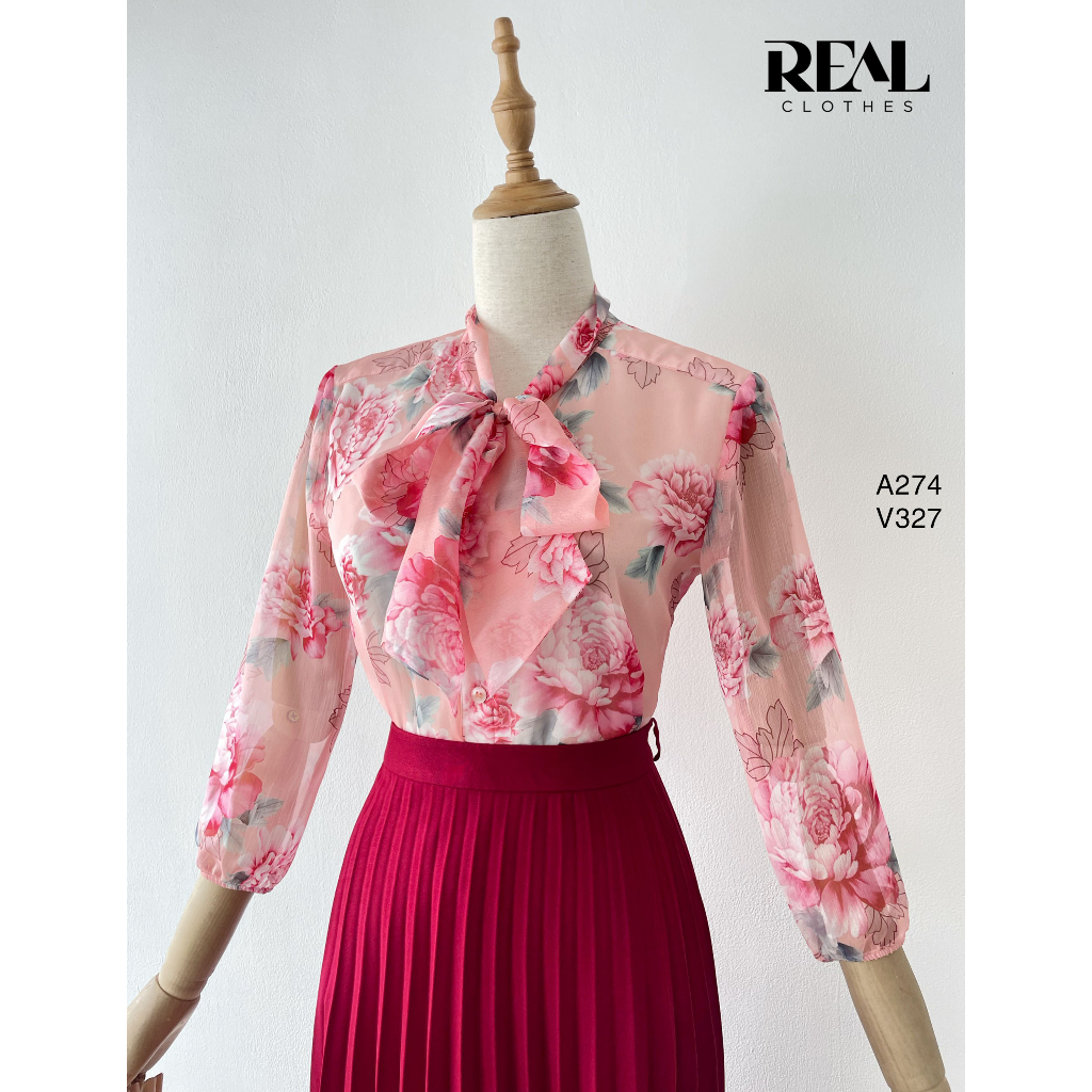 Áo chuchu hoa cam_REAL
