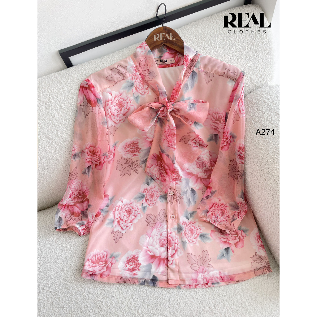 Áo chuchu hoa cam_REAL