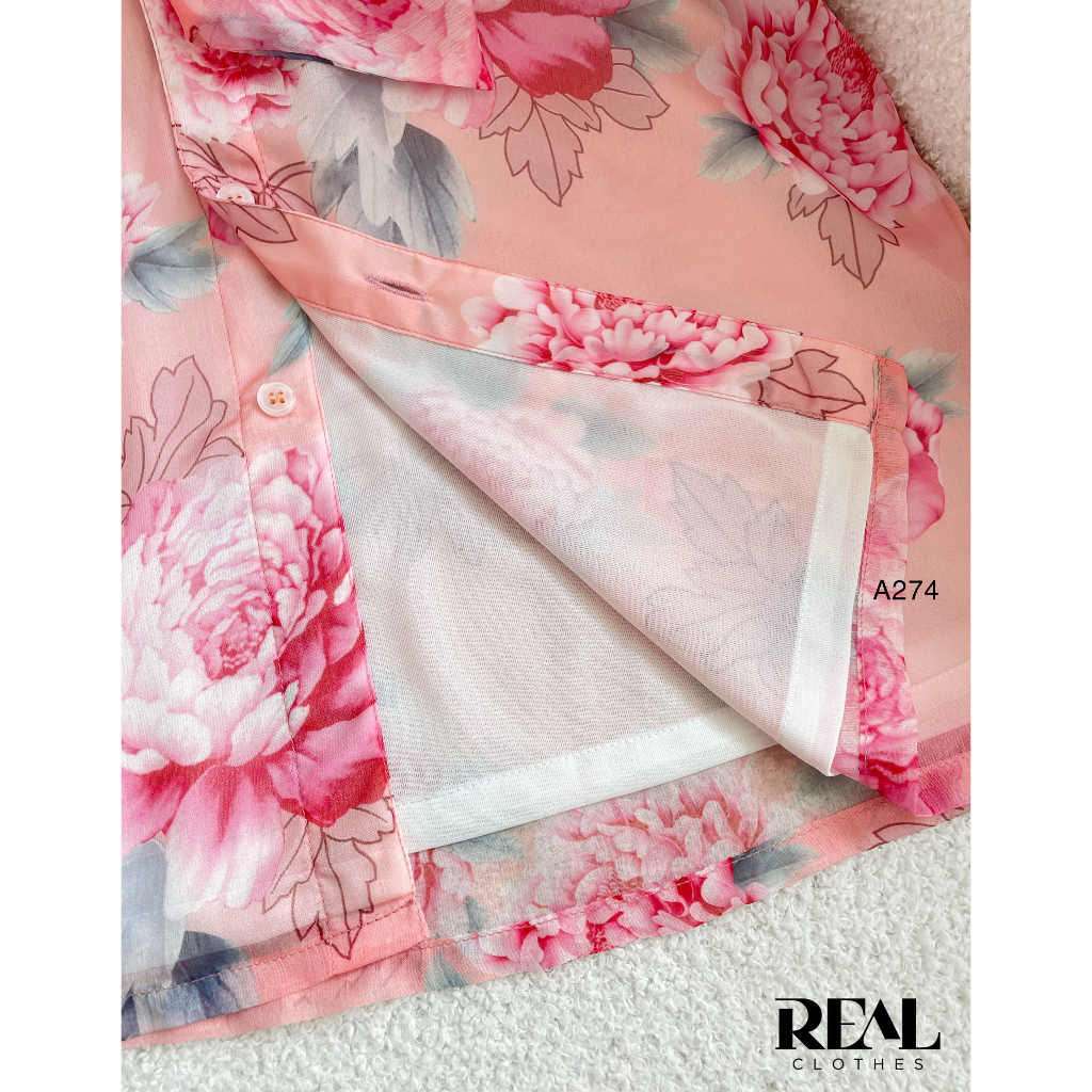 Áo chuchu hoa cam_REAL