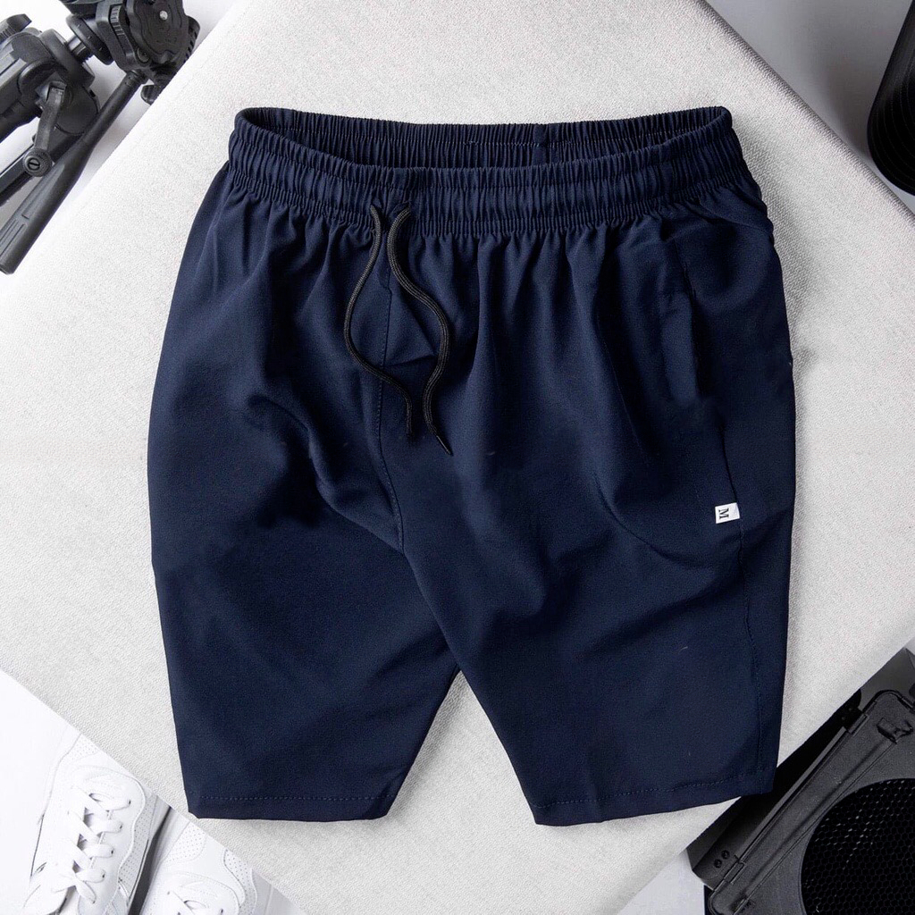 Quần Đùi Gió Nam Quần Short Nam Chất Liệu Thun Poly Co Giãn Nhẹ Màu Sắc Basic UNIM1 Phong Cách Thể Thao