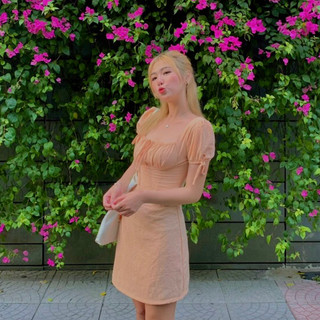 Đầm lolita cam sữa - Minimal dress