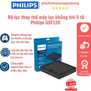 Bộ lọc thay thế máy lọc không khí ô tô Philips GSF120 Tấm lọc, màng lọc dùng cho máy lọc không khí Philips GP5301 GP7101