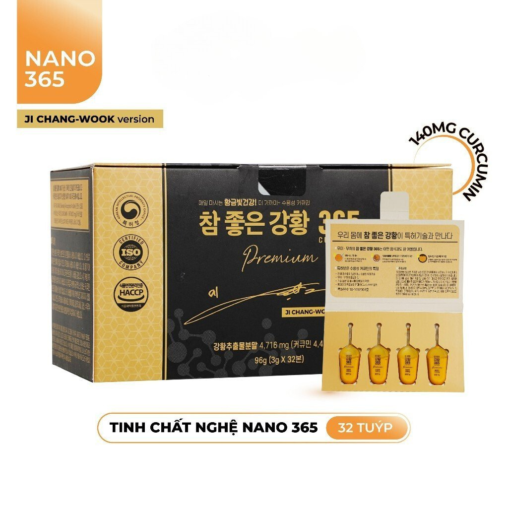 Tinh Chất Nghệ Nano Curcumin 365 Premium 32 Tép Hàn Quốc [ Chính Hãng ]