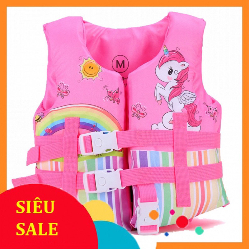 ÁO PHAO BƠI XỐP BÊN TRONG CAO CẤP HỌA TIẾT HOẠT HÌNH CHO BÉ TỰ TIN THỎA MÁI TẬP BƠI RÈN LUYỆN
