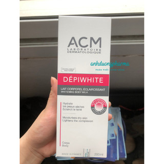 Sữa dưỡng thể làm trắng sáng da ACM Depiwhite Whitening Body Milk 200ml
