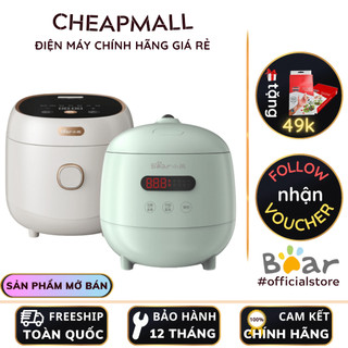 Nồi cơm điện mini đa năng 1.2l bear dfb-b12f1 - chính hãng - bh 18 tháng - cheapmall