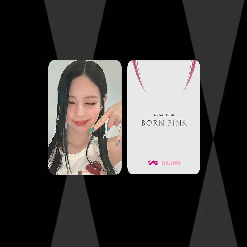 Hộp lomo card Blackpink Born Pink bo góc