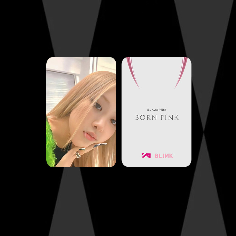 Hộp lomo card Blackpink Born Pink bo góc