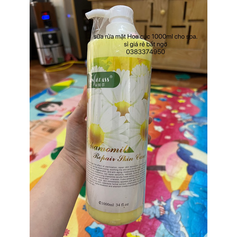 Sữa rửa mặt hoa cúc 1000ml cho spa