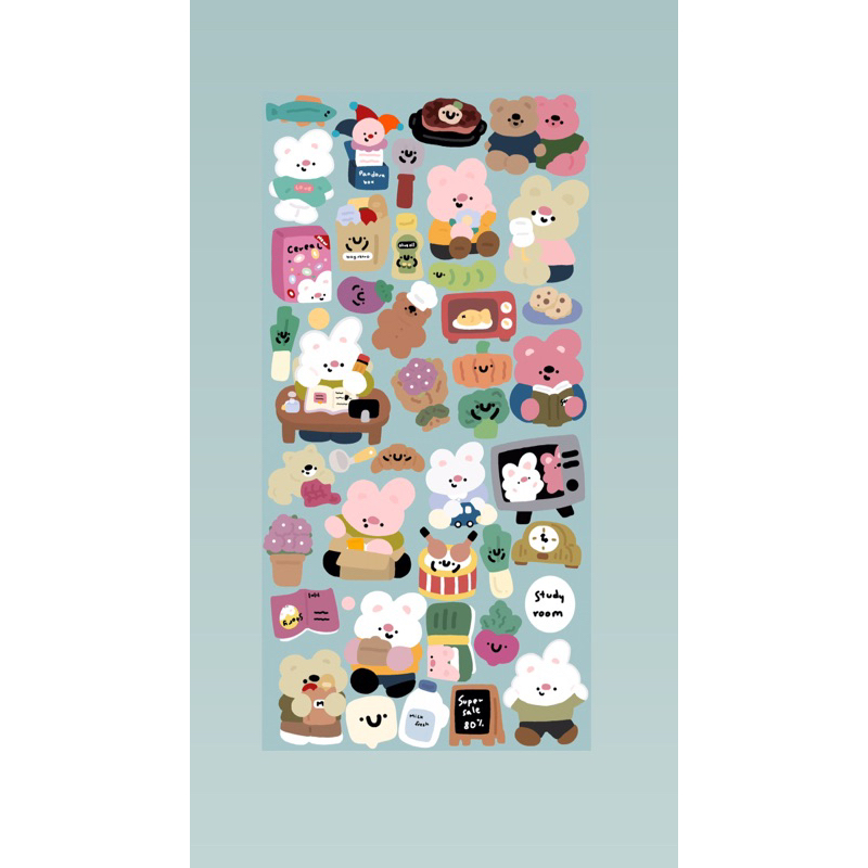 hình dán daily journal 11 - mayisbychan stickers
