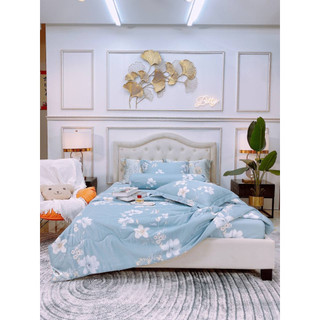 Full bộ chăn ga gối tencel microfiber / chất liệu vải siêu mềm mịn mát/ chăn chần bông/kt m6, m8, 2m