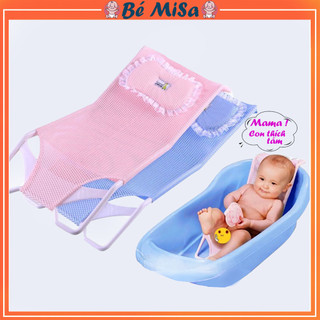 Giường Lưới tắm cho Bé kèm gối cao cấp
