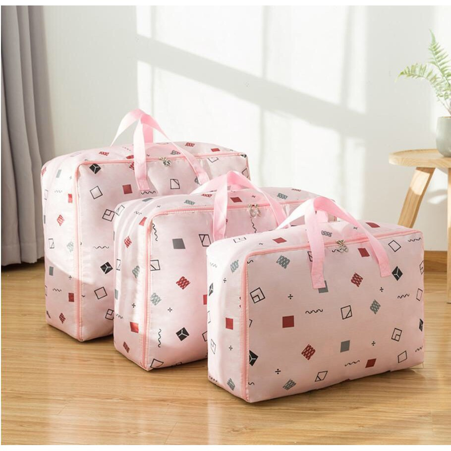 BỘ 3 TÚI ĐỰNG CHĂN MÀN QUẦN ÁO MỀN GỐI SIZE 60cm CHỐNG THẤM NƯỚC