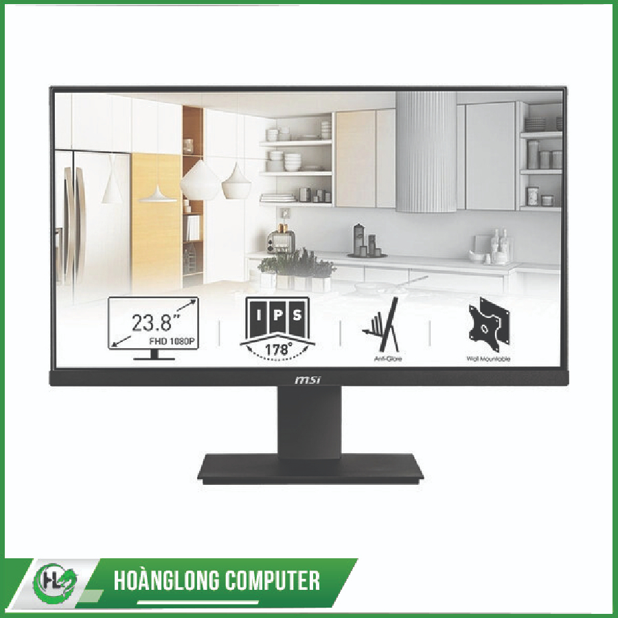 Màn Hình Máy Tính 24 Inch MSI Pro Màn hình 24" MP241X FullHD, LED, Full viền, VA, 8ms Chính Hãng - Hoàng Long Computer | BigBuy360 - bigbuy360.vn