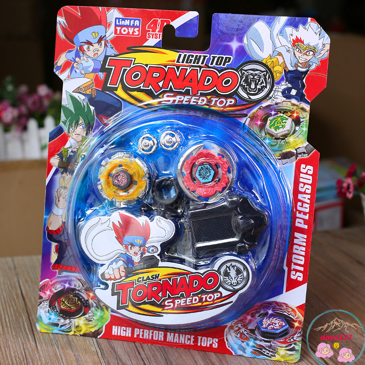 Bộ 2 quay/4 quay Con Quay Chiến Thần Vô Địch TORNADO Có Bàn Đấu Nado Beyblade Vô Cực Vòng Xoay Thần Tốc