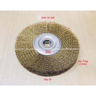 Bánh Cước Thép 200x20x25.4(0.3-0.5-0.8)