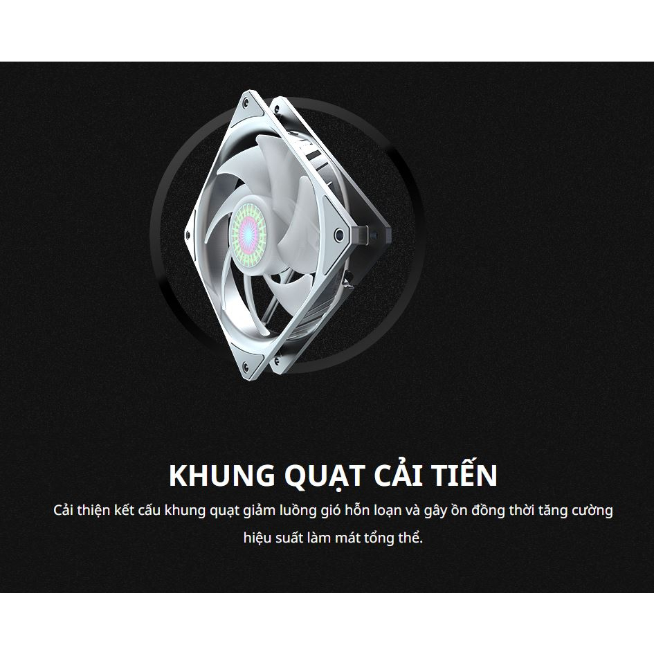 Quạt Fan Tản Nhiệt COOLERMASTER SICKLEFLOW 120 BLUE