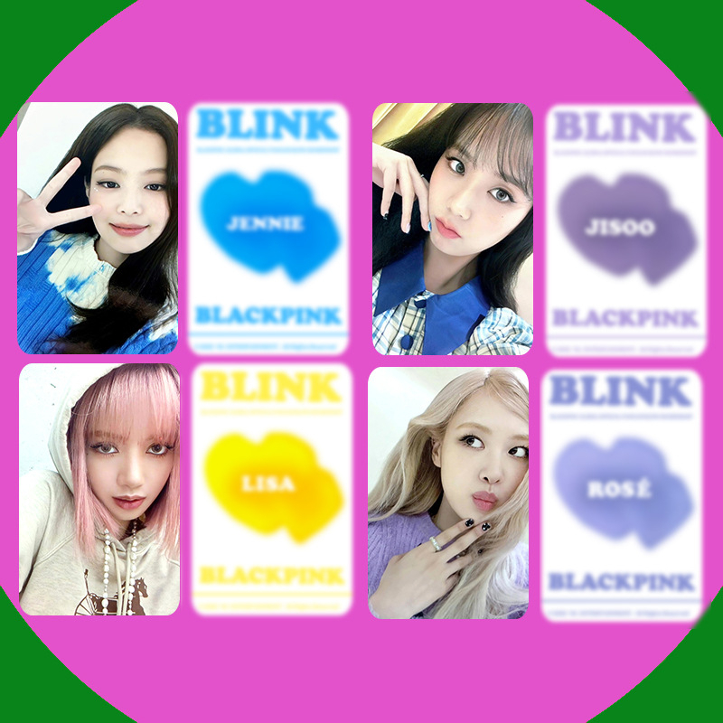 Thẻ ảnh bo góc 32 tấm lomo Blackpink